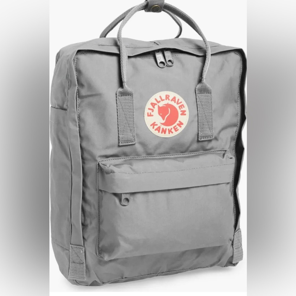 Fjallraven Kanken Grey Fog Water Resistant Light Weight Backpack